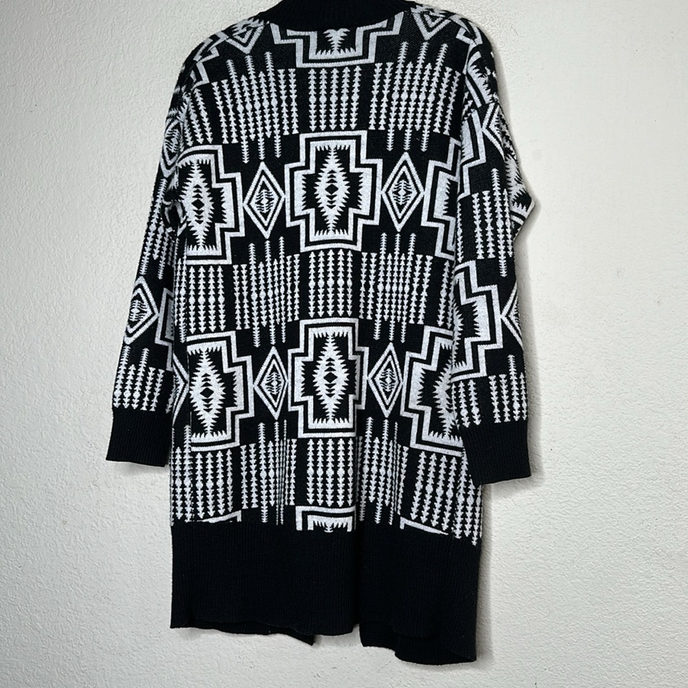 Pendleton Wool Black And White Aztec Southwestern… - image 8